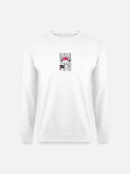 Für Kitesurfer - Wind Study Kite 02 - Unisex Pullover - Weiß