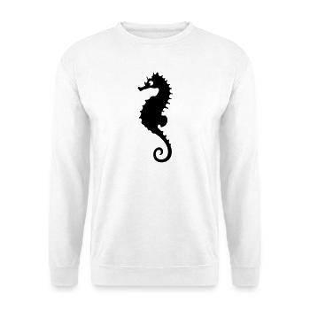 Seepferdchen - Unisex Pullover - Weiß - Vorne