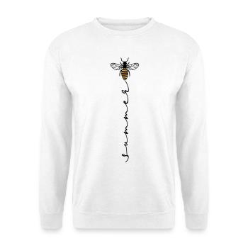 Bee summer buzzer - Unisex Sweatshirt - white - Front
