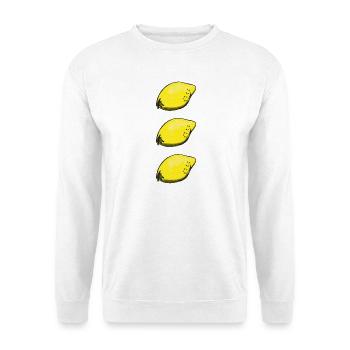 Lemons - Unisex Sweatshirt - white - Front