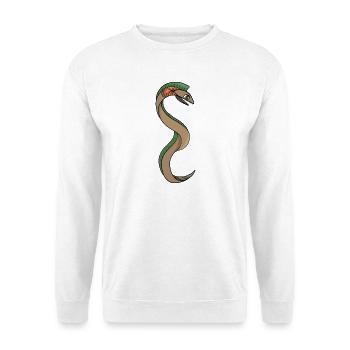 A Snake with sharp teeth - Unisex Sweatshirt - white - Front