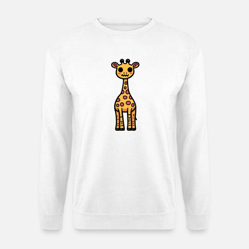 Giraffe Halloween Zombie - Unisex Pullover - Weiß