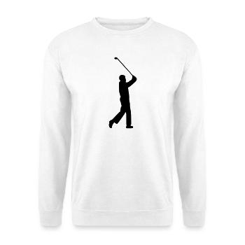 Golfer - Unisex Pullover - Weiß - Vorne