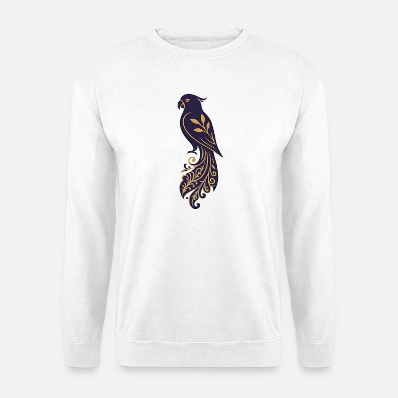 Majestätischer Zierfiligranvogel - Unisex Pullover - Weiß