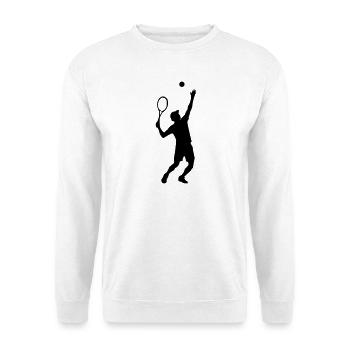 Tennis - Unisex Pullover - Weiß - Vorne