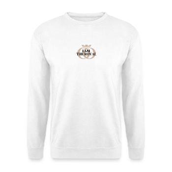 ICH BIN DER KÖNIG – Oppoline Kollektion - Unisex Pullover - Weiß - Vorne