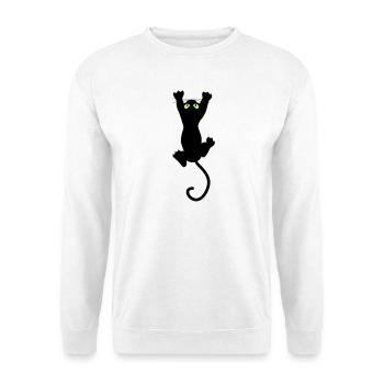 Cat fun - Sweat-shirt Unisexe - blanc - Devant