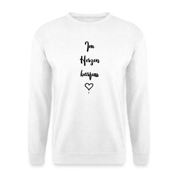 Im Herzen barfuss - Unisex Pullover - Weiß - Vorne