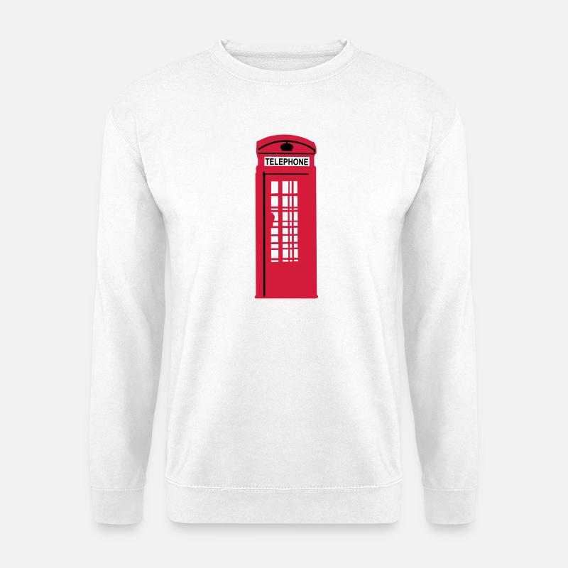 Phone Box London - Unisex Pullover - Weiß