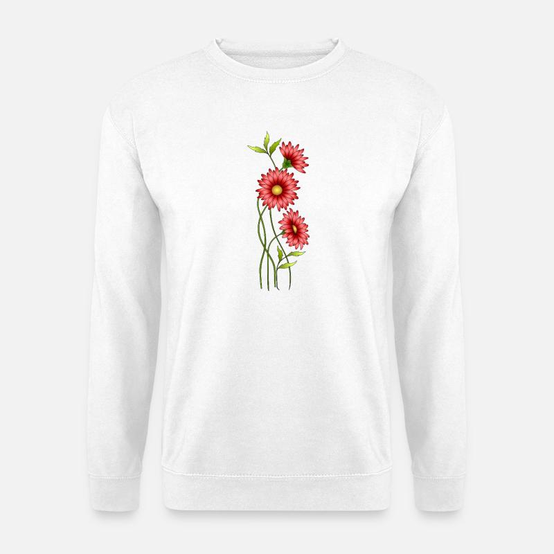 Flowers - Unisex Sweatshirt - white