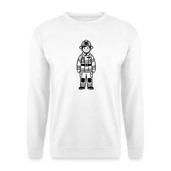 fire brigade - Unisex Sweatshirt - white - Front