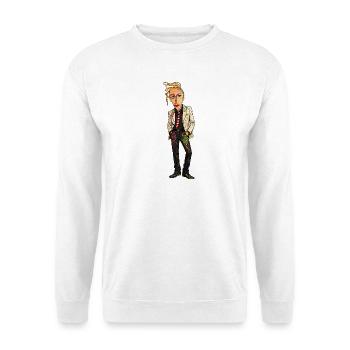 Punk Suit Portrait - Unisex Sweatshirt - white - Front