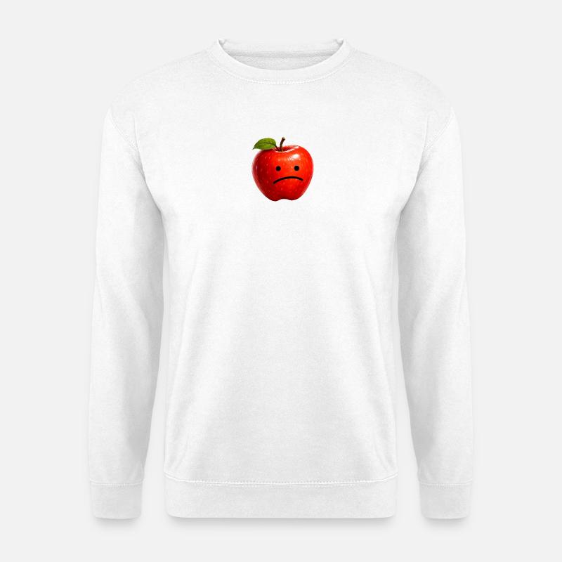 Fruit policy - Apple - Unisex Sweatshirt - white