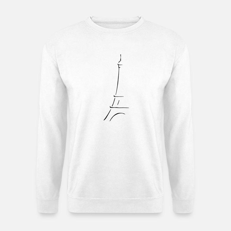 Eiffelturm Paris - Unisex Pullover - Weiß