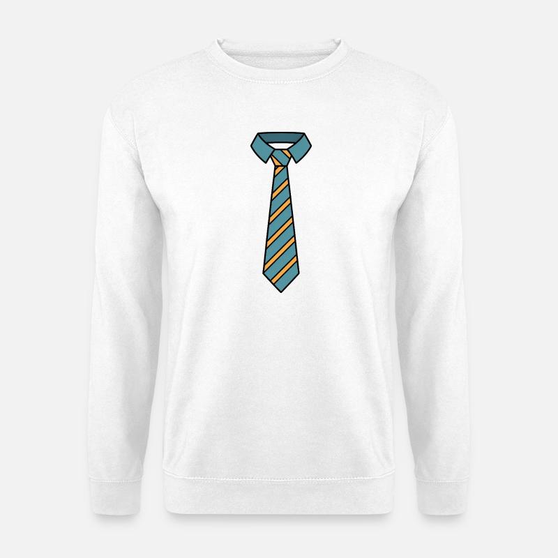 Tie Cute Comic - Unisex Sweatshirt - white