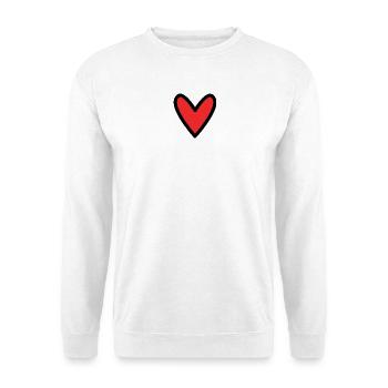 MOM. MOTHER'S DAY. HEART. FEAST. HAPPY BIRTHDAY - Unisex Sweatshirt - white - Front