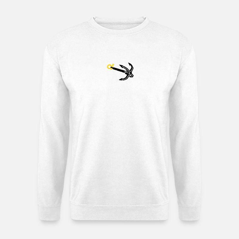 Wurfanker Enterhaken Outdoor - Unisex Pullover - Weiß
