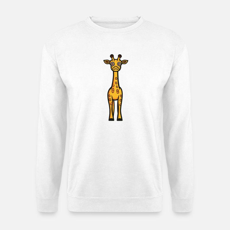 Giraffe Halloween Comic Lustig - Unisex Pullover - Weiß