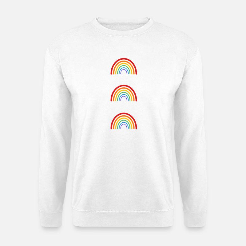 LGBT Rainbow - Unisex Pullover - Weiß