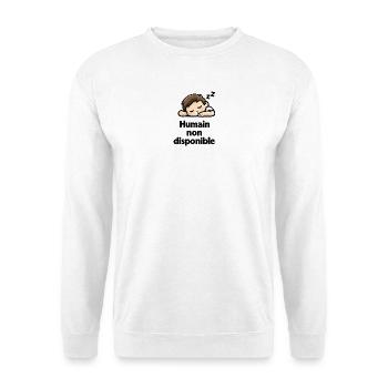 Humain non disponible Dodo Paisible - Sweat-shirt Unisexe - blanc - Devant