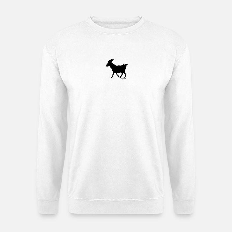 Sündenbock schwarz - Unisex Pullover - Weiß