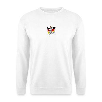 Design du drapeau de l'Allemagne pour fille - Sweat-shirt Unisexe - blanc - Devant