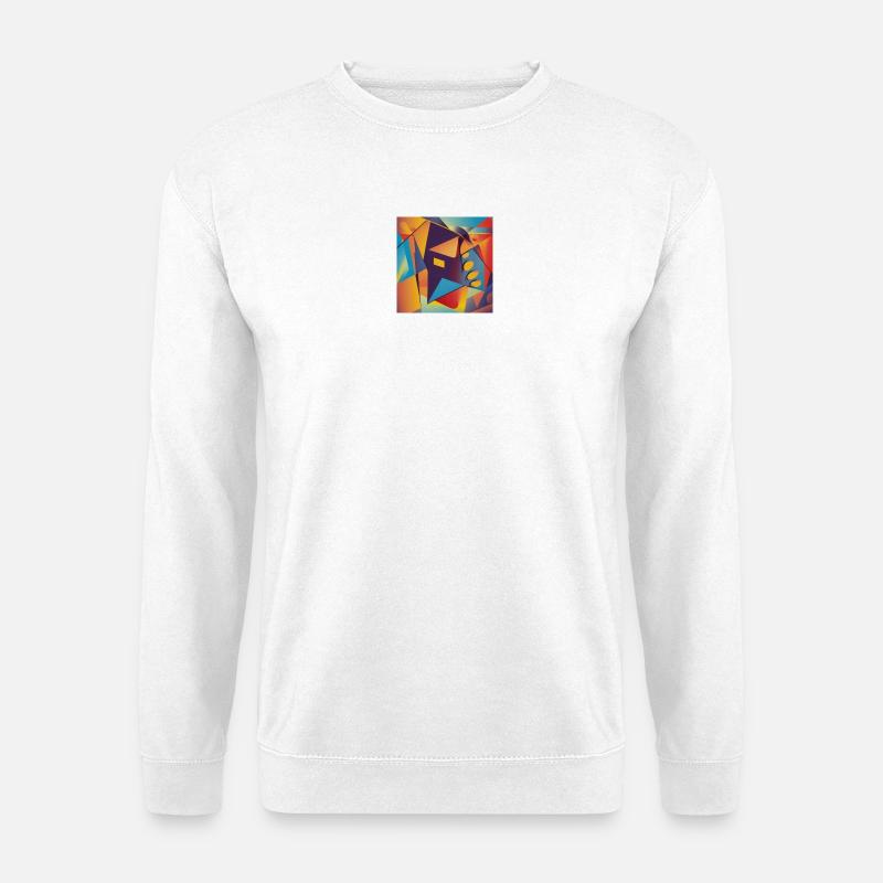 Cutted Sunset - Unisex Pullover - Weiß