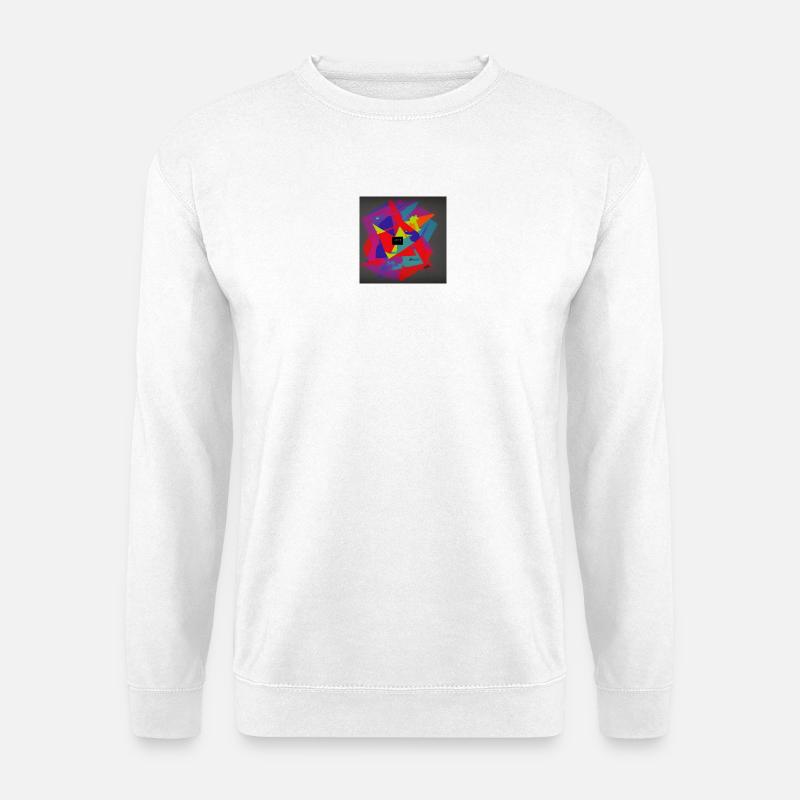 Abstrakt Graffiti - Unisex Pullover - Weiß