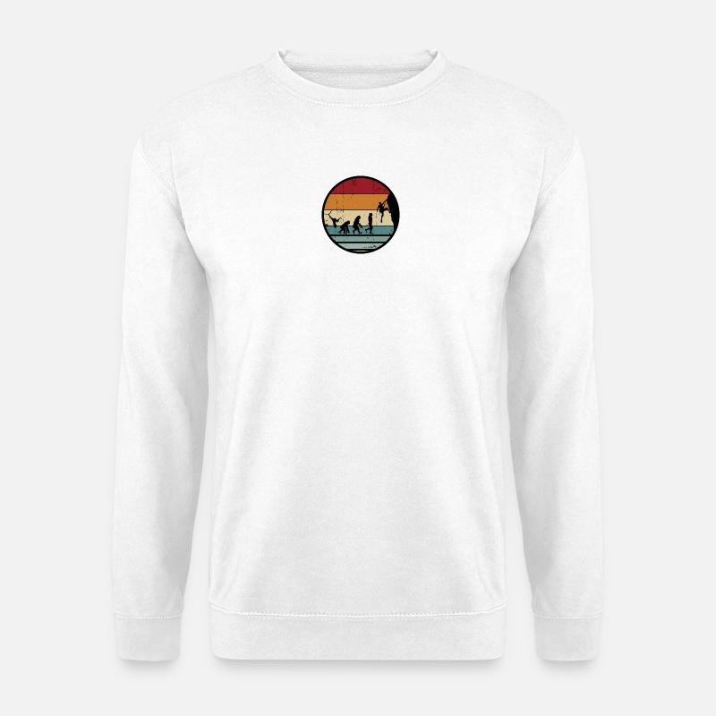 Evolution Climber Retro Circle - Unisex Sweatshirt - white