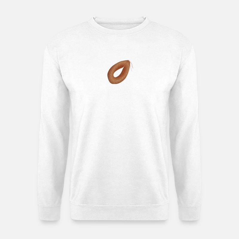 Ringwurst - Unisex Pullover - Weiß