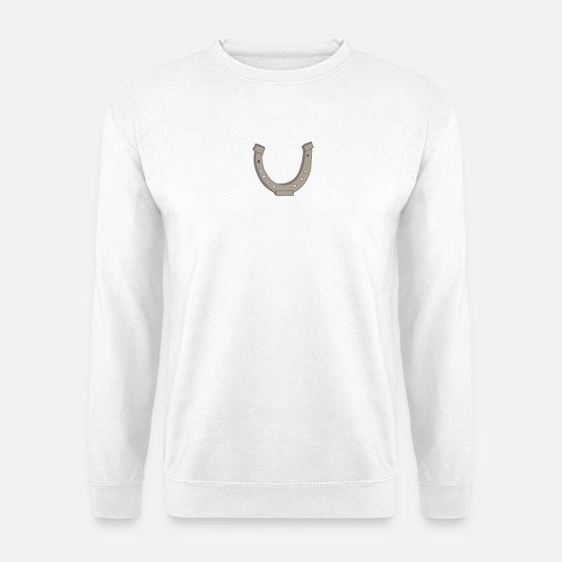 hufeisen - Unisex Pullover - Weiß