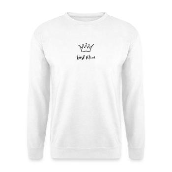 Best Mom - Unisex Pullover - Weiß - Vorne - Alina (178cm) & Michal (187cm)