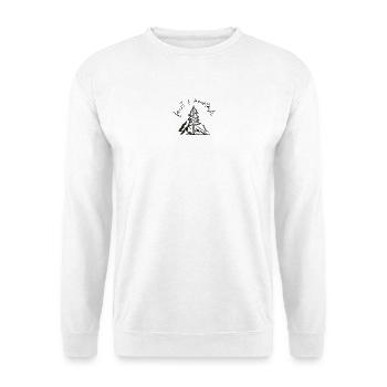 Forest Mountain - Unisex Pullover - Weiß - Vorne