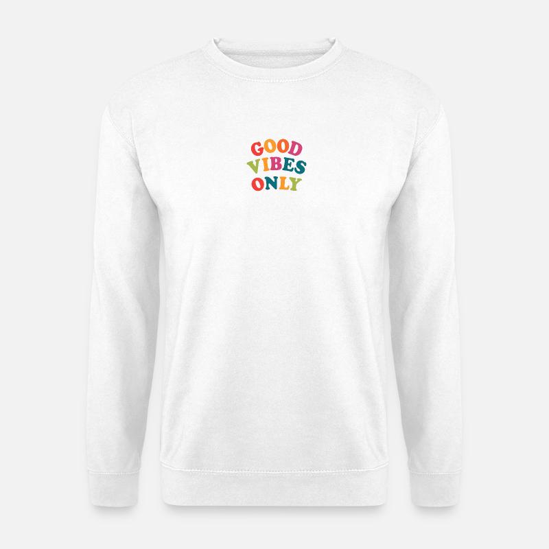 Gute Vibes - Unisex Pullover - Weiß