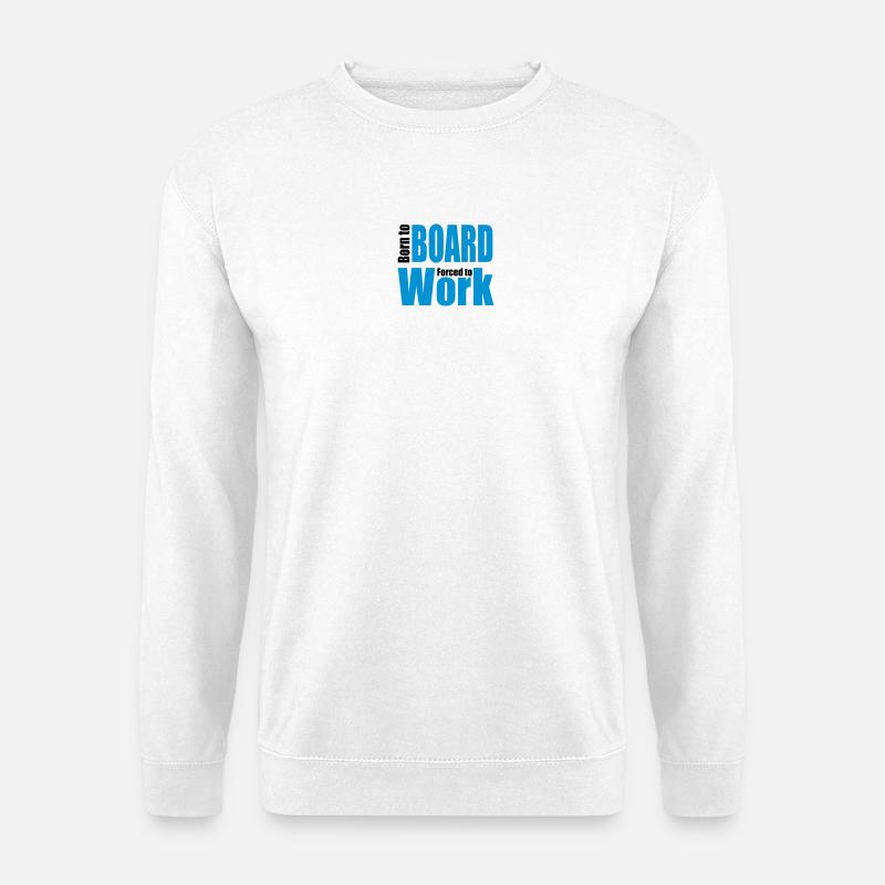 Snowboard - Unisex Pullover - Weiß