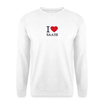 J’ADORE BAABE - Sweat-shirt Unisexe - blanc - Devant