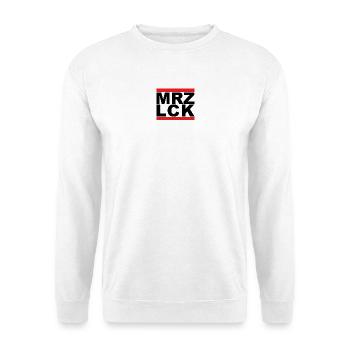 MRZ LCK - Unisex Pullover - Weiß - Vorne - Alina (178cm) & Michal (187cm)