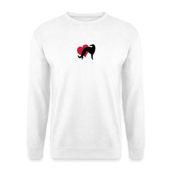 Barsoi meine Liebe - Unisex Pullover - Weiß - Vorne