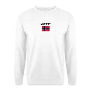 Norway Flag - Sweat-shirt Unisexe - blanc - Devant