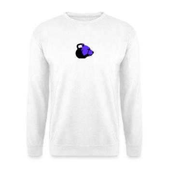 Kettlebell Bear Bear Dynamic Fitness - Unisex Sweatshirt - white - Front