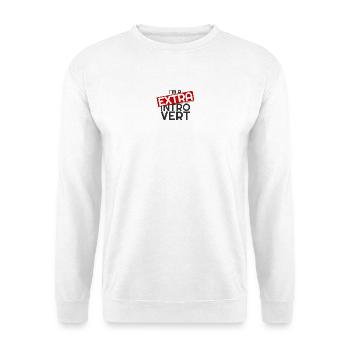 Si vous êtes introverti, prenez-le !! - Sweat-shirt Unisexe - blanc - Devant