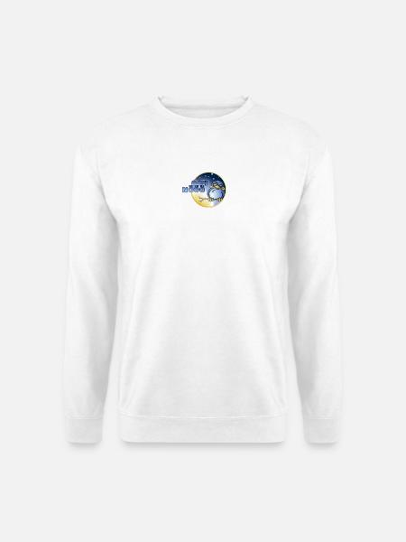 Konsumeinheit Sleepy Bird im Kreis - Unisex Pullover - Weiß