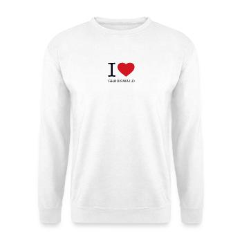 I LOVE GREIFSWALD - Unisex Sweatshirt - white - Front
