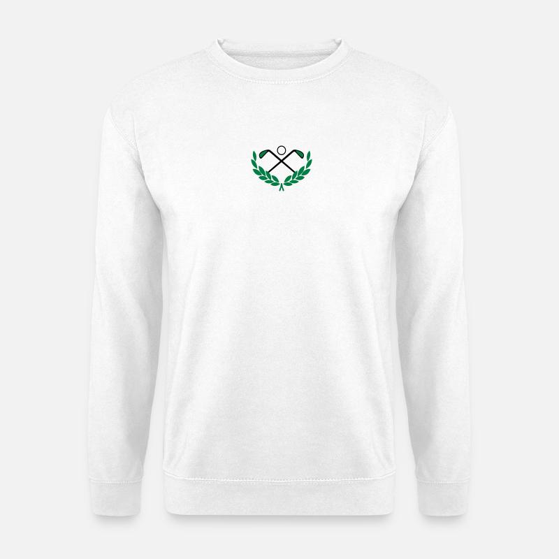 Golf Logo - Unisex Sweatshirt - white
