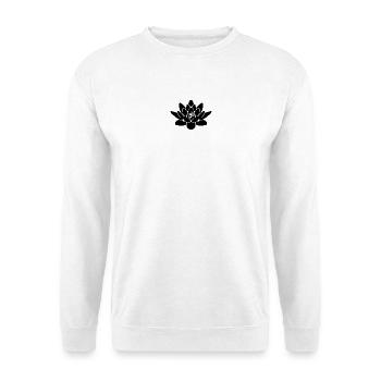 Lotus - Unisex Pullover - Weiß - Vorne - Alina (178cm) & Michal (187cm)