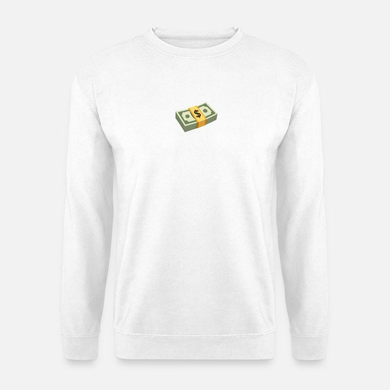 Geld-Datei - Unisex Pullover - Weiß