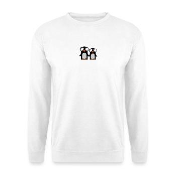 funky penguins - Unisex Sweatshirt - white - Front