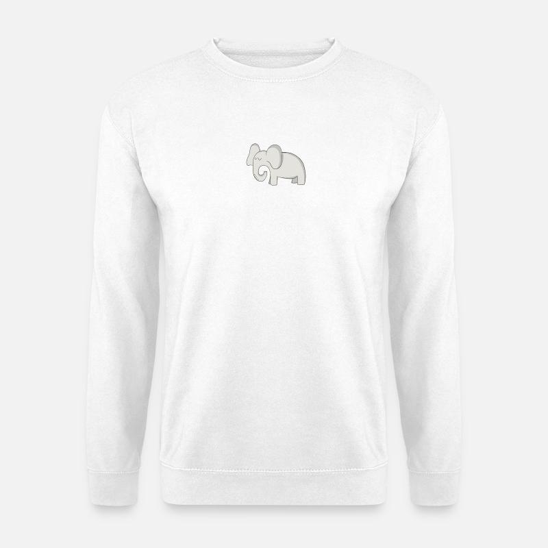 elephant - Unisex Sweatshirt - white