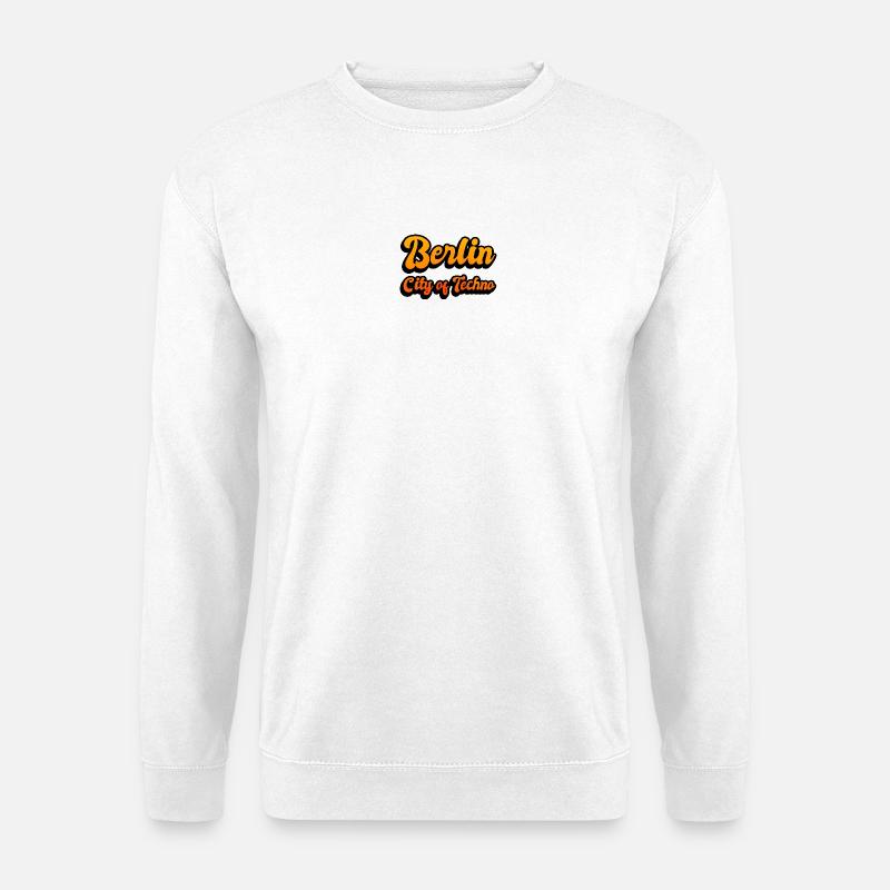 Berlin Stadt des Techno - Unisex Pullover - Weiß