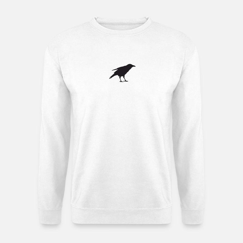Krähe II - Unisex Pullover - Weiß